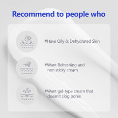 ISNTREE Hyaluronic Acid Aqua Gel Cream 100ml, 3.38 fl.oz | Hydrating gel texture | Absorbs quickly