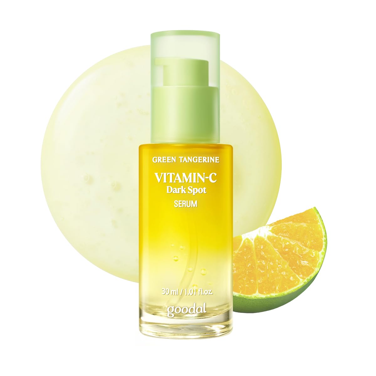 GOODAL Green Tangerine Vitamin C Serum for face, Korean Serum (Set) (Pack of 2, (2.02 Fl Oz))