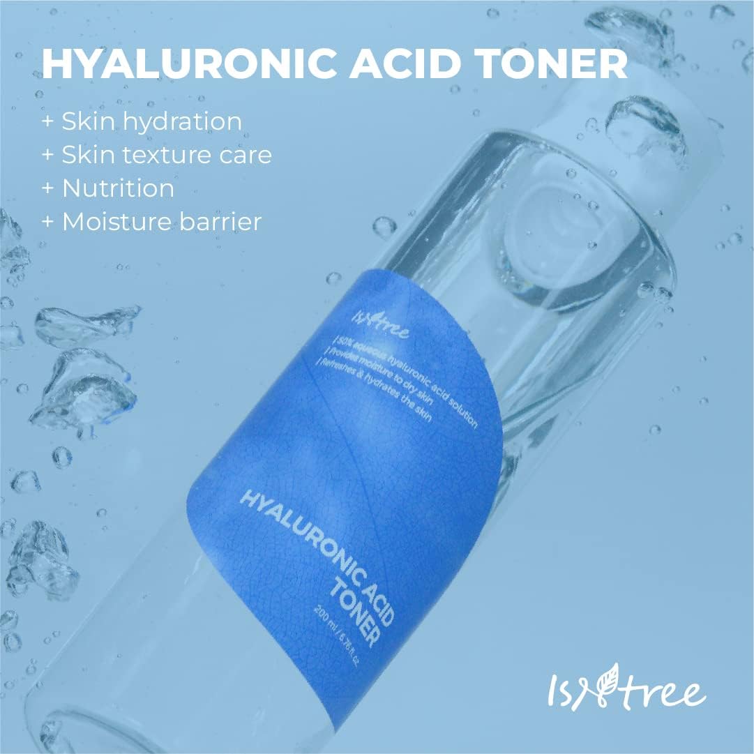 ISNTREE Hyaluronic Acid Toner 200ml 6.76 fl.oz | Provides Moisture to Dry Skin | Refreshes & hydrates The Skin